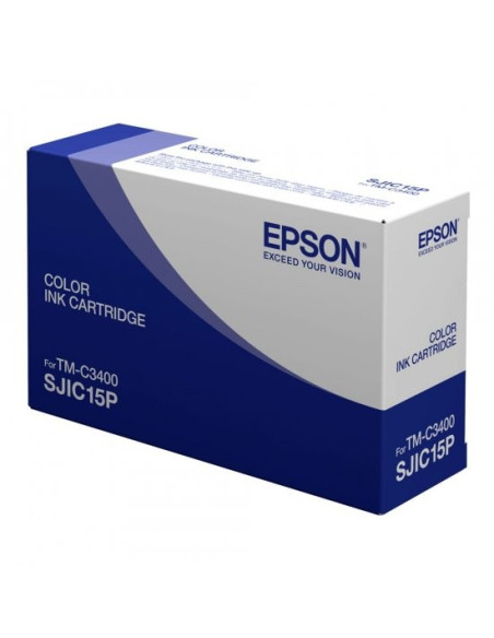 Epson - S020464 - Cartouche d'encre 3 couleurs TM-C3400 - produit d'origine - C33S020464