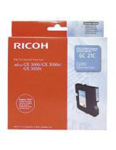Ricoh - 405533 - Cartouche d'encre - cyan - produit d'origine - GC-21C - 1 000 pages