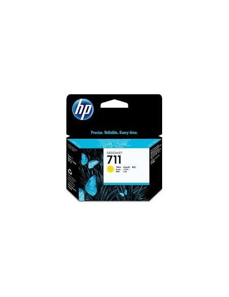 HP - CZ132A - 711 - Cartouche encre jaune - produit d'origine