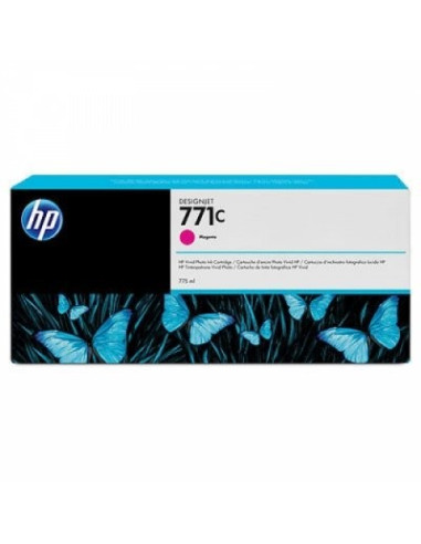 HP - B6Y09A - 771 - Cartouche d'encre magenta - produit d'origine - 775 ml