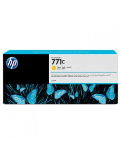 HP - B6Y34A - 771 - Pack de 3 cartouches d'encre jaune - produit d'origine - 3 x 775 ml 2