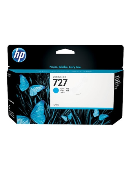 HP - B3P19A - 727 - Cartouche d'encre cyan - produit d'origine