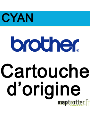 Brother - LC22UC - Cartouche d'encre - cyan - produit d'origine