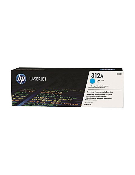 HP - CF381A - 312A - Toner cyan - produit d'origine - 2 700 pages