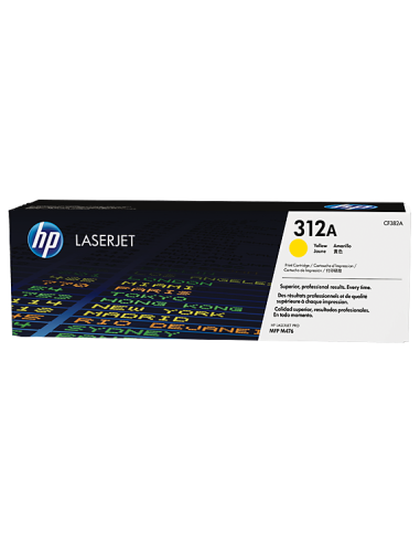 HP - CF382A - 312A  - Toner jaune produit d'origine - 2 700 pages