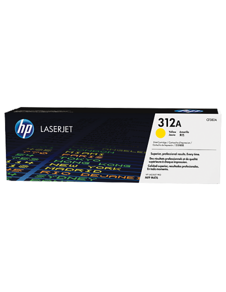 HP - CF382A - 312A  - Toner jaune produit d'origine - 2 700 pages