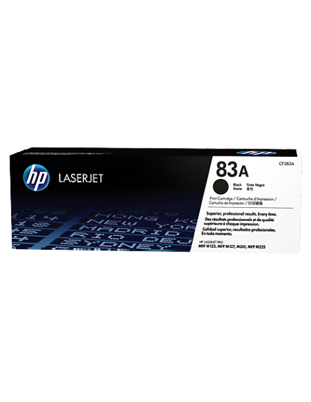 HP - CF283A - 83A - Toner noir- produit d'origine - 1500 pages