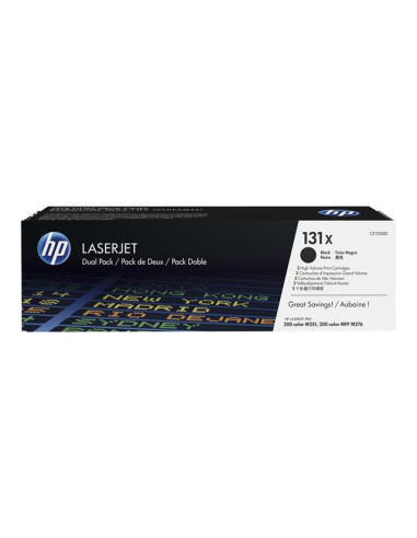 HP - CF210XD - 131X - Pack de 2 Toners noirs - produit d'origine - 2400 pages x2
