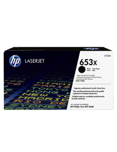 HP - CF320X - 653X - Toner noir - produit d'origine - 21 000 pages