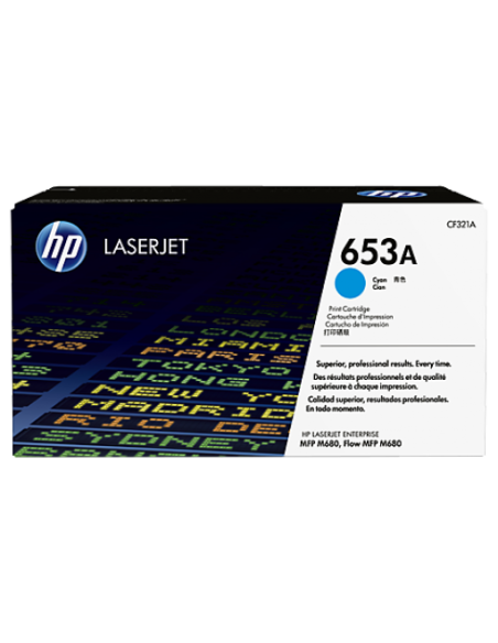 HP - CF321A - 652A - Toner cyan- produit d'origine - 16 500 pages
