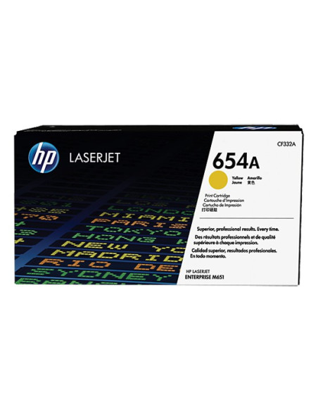 HP - CF332A - 653A - Toner jaune - produit d'origine - 15 000 pages