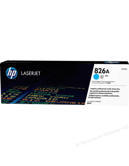 HP - CF311A - 826A - Toner cyan - produit d'origine - 31 500 pages          
