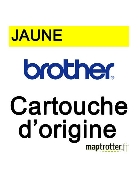  Brother - LC125XLY - Cartouche d'encre jaune - 1200 pages 
