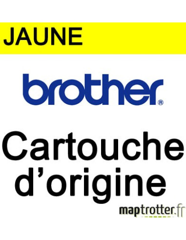  Brother - LC980Y - Cartouche d'encre jaune d'origine - 260 pages 