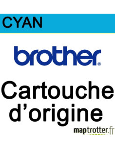  Brother - LC970C - Cartouche d’encre cyan d'origine - 300 pages 
