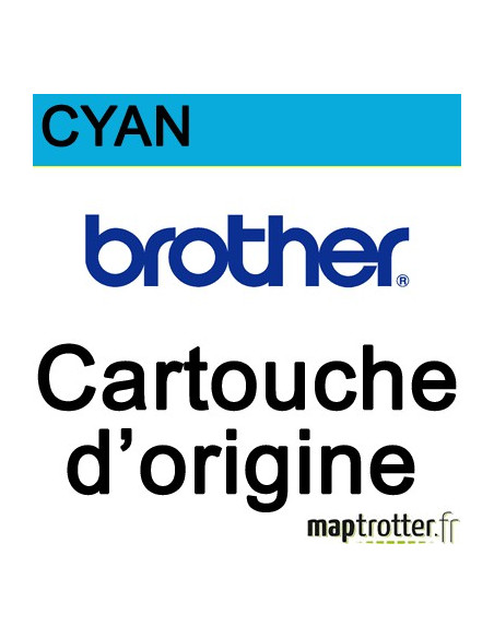  Brother - LC123C - Cartouche d'encre cyan - 600 pages 