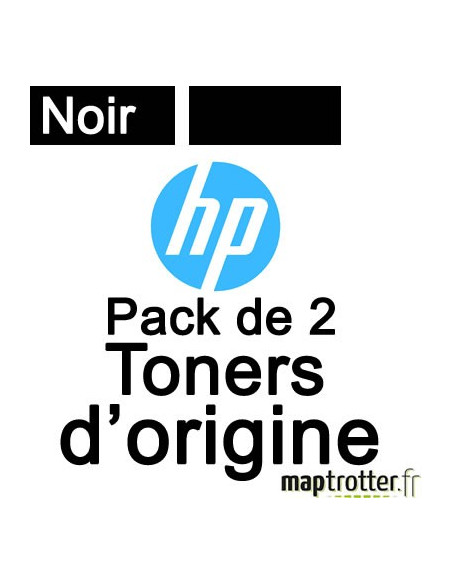  HP - 05X - Pack de 2 toners noirs - d'origine - CE505XD - 6500 pages x 2 