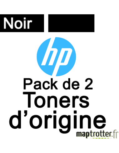  HP - 78A - Pack de 2 Toners noirs - CE278AD - 2100 pages x 2 