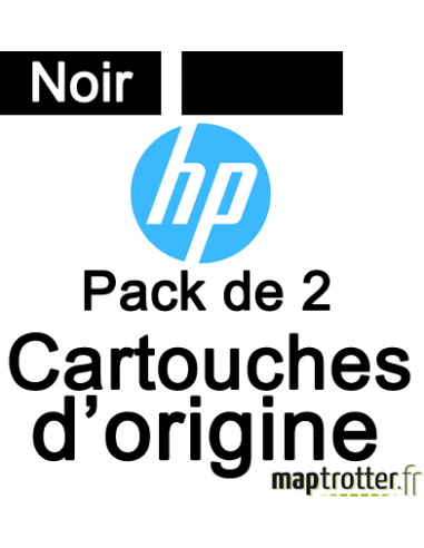  HP - N°338 - Pack de 2 cartouches  d'encre noire - CB331EE - 960 pages 