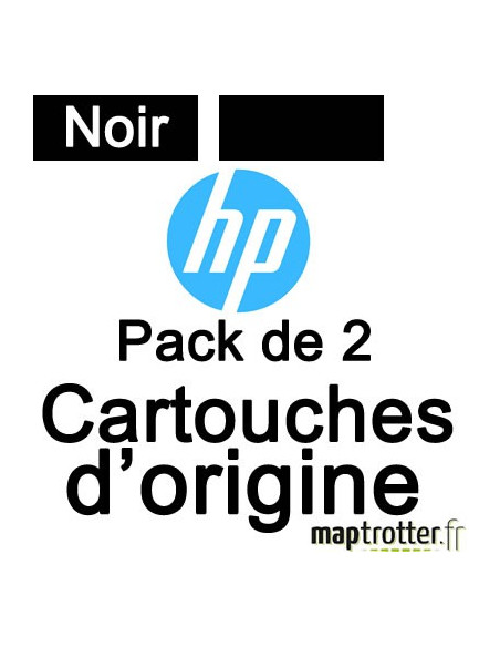  HP - N°301XL - Pack de 2 cartouches d'encre noire - 2x480 pages - D8J45AE             