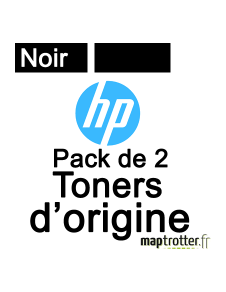  HP - 131X -  Pack de 2 Toners noirs -  2400 pages x2 - CF210XD 