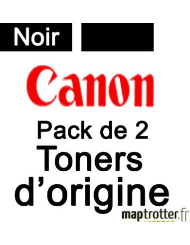  Canon - 718 - Pack de 2 toners noirs - 2662B005 - 2 x 3400 pages 