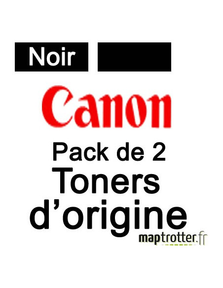  Canon - 718 - Pack de 2 toners noirs - 2662B005 - 2 x 3400 pages 