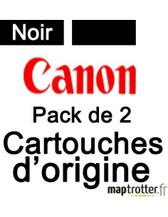  Canon - PGI-5BK - Pack de 2 cartouches d'encre noire - 0628B030 