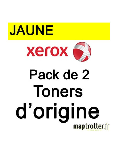 Xerox - 106R02604 - Pack - jaune - d'origine - 2 x 4500 pages 