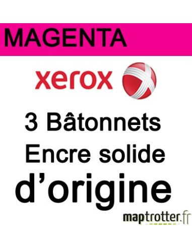  Xerox - 108R00724 - Cartouche d'encre solide - magenta - d'origine - 3 bâtonnets - 3400 pages au total 