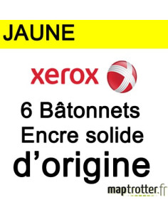  Xerox - 108R00956 - 6 Bâtons d'encre solide - jaune - d'origine - 17300 pages 