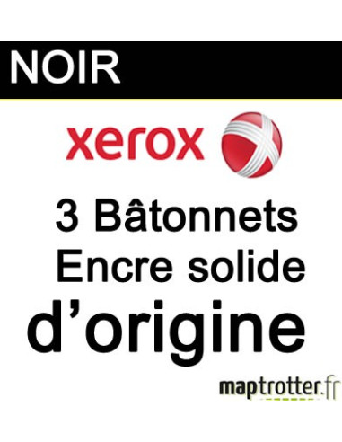  Xerox - 108R00726 - Cartouche d'encre solide - noir - d'origine - 3 bâtonnets - 3400 pages au total 