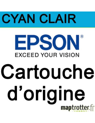  Epson - T5445 - Cartouche d'encre cyan Clair - 220ml - C13T544500 