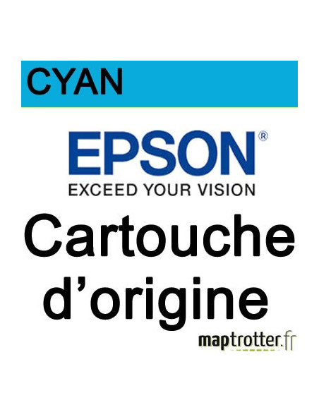  Epson - T0422 - Cartouches d’encre couleur - cyan - série Intercalaires - C13T04224010 