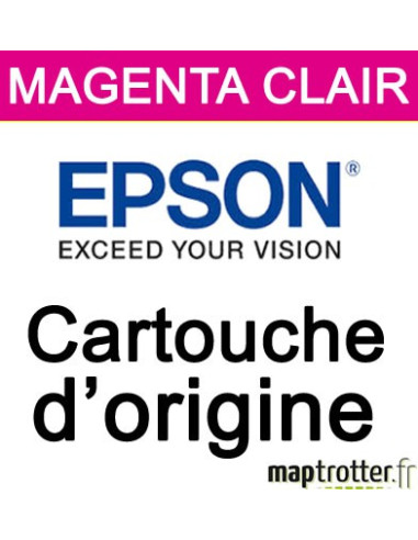  Epson - T0806 - Cartouche d'encre magenta clair - série colibri - C13T08064011 
