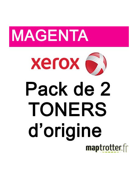 Xerox - 106R02603 - Pack - Toner magenta - d'origine - 2 x 4500 pages - Frais de port offert à partir de 500€ HT d'achat