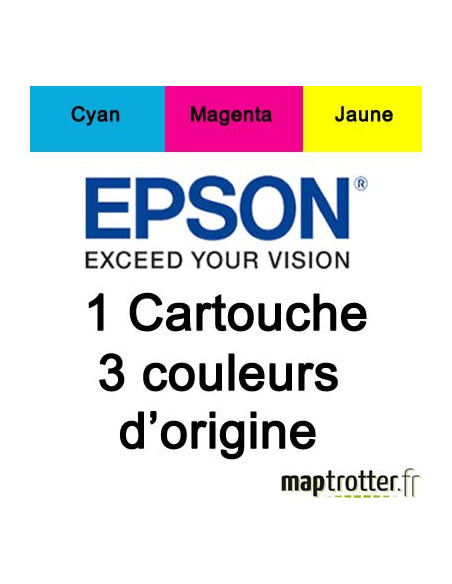  Epson - T0520 - Cartouches d'encre couleur - C, M, J - série  Boulier - C13T05204010 