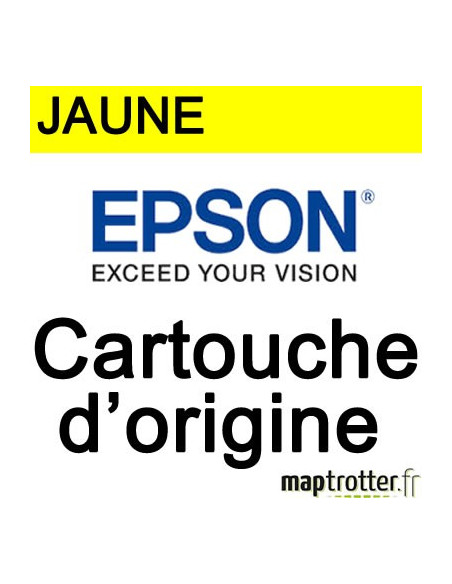 Epson - T7544 - Cartouche d'encre - Jaune - produit d'origine - 7 000 pages - C13T754440