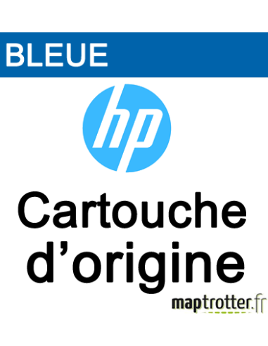 HP - C6602B - Cartouche d'encre bleu - produit d'origine