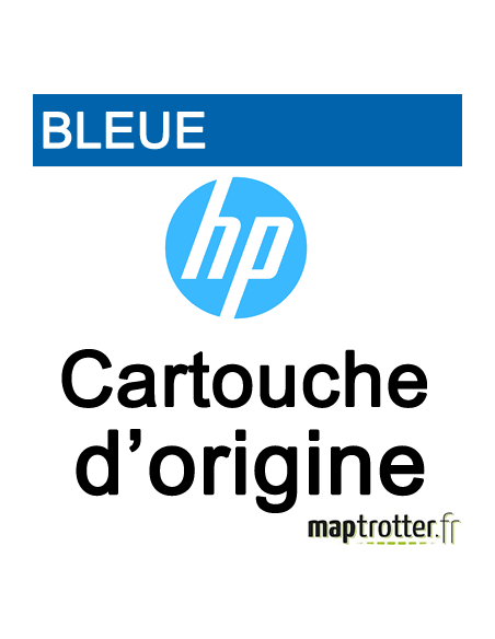 HP - C6602B - Cartouche d'encre bleu - produit d'origine