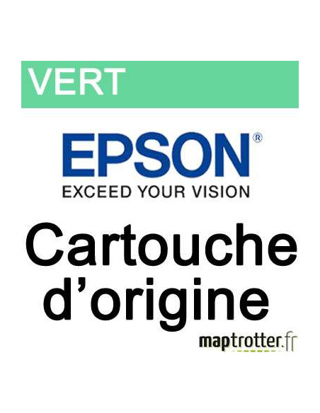Epson - S020406 - SJIC7 - Cartouche d'encre verte  - produit d'origine - C33S020406