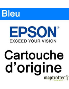 Epson - S020404 - TM-J7100/7600 - Cartouche d'encre bleue  (SJIC7) - produit d'origine - C33S020404