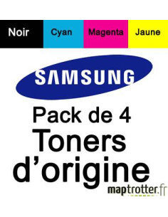 Samsung - CLT-P406C - Pack Toner couleurs C/M/Y - 1000 pages couleur - 1500 pages noir