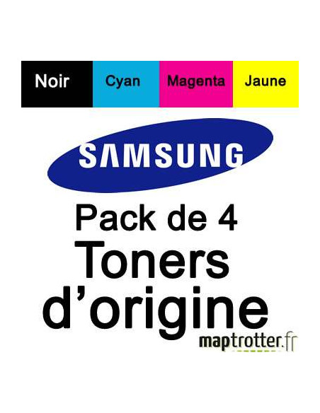 Samsung - CLT-P406C - Pack Toner couleurs C/M/Y - 1000 pages couleur - 1500 pages noir