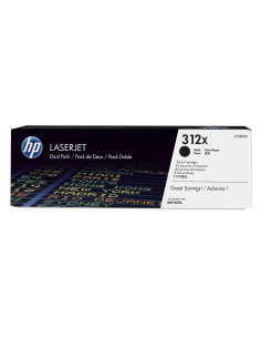 HP - 312X - Pack de 2 toners noirs - produit d'origine - 4400 pages x 2 - CF380XD 2
