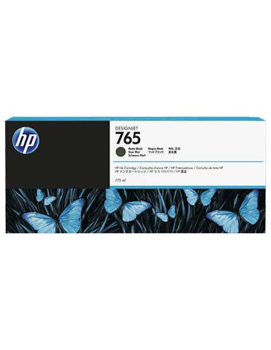 HP - F9J55A - 765 - Cartouche d'encre noire  mat - 775 ml - produit d'origine