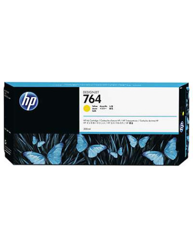 HP - C1Q15A - 764 - Cartouche d'encre jaune - produit d'origine - 300 ml