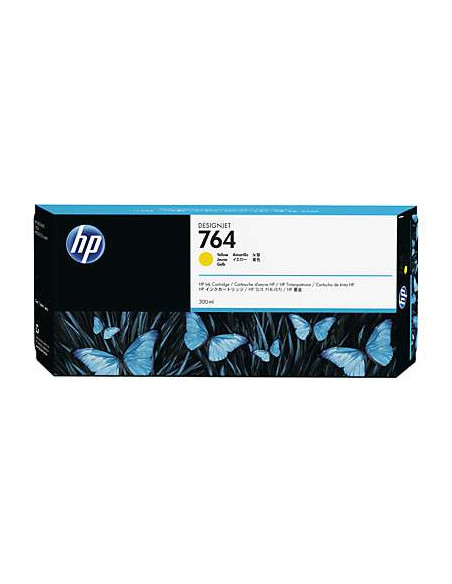HP - C1Q15A - 764 - Cartouche d'encre jaune - produit d'origine - 300 ml
