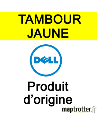 Dell - 593-10921 - Tambour jaune - 50000 pages - X951N               