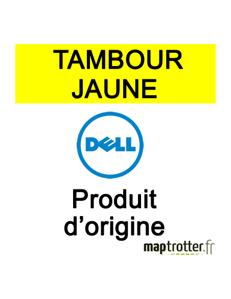 Dell - 593-10921 - Tambour jaune - 50000 pages - X951N               